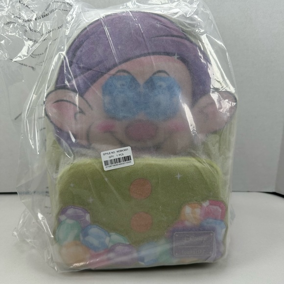 Loungefly Snow White: Diamond Dopey Mini-Backpack, Amazon Exclusive